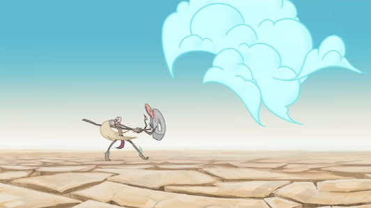 Animation student work, Rain Dance by Nate Swinehart