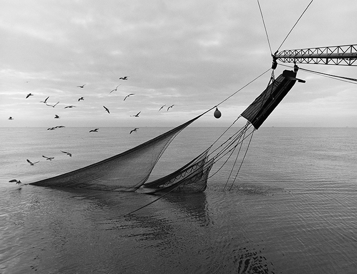 Jack Leigh, "Nets and Doors," silver gelatin print, 1986.